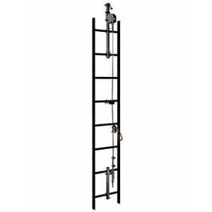 Lad-Saf Cable Vertical Safety System, Galvanized Steel, 50 ft.