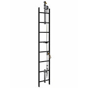 Vertical Safety System, Galvanized Steel, 100 ft.