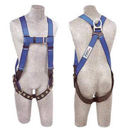 Vest Safety Harness, X-Large Size, Blue, Polyester Webbing