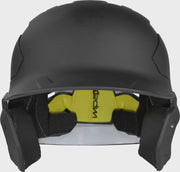 Rawlings Mach Carbon Adult 1-Tone Baseball Helmet - Medium - Black