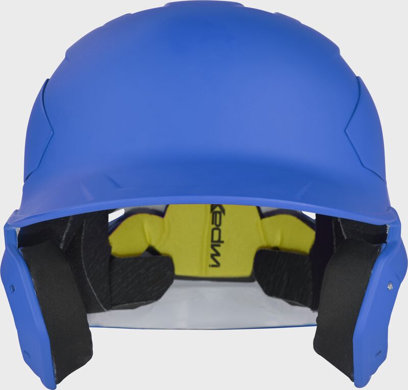 Rawlings Mach Carbon Adult 1-Tone Baseball Helmet - Medium - Royal