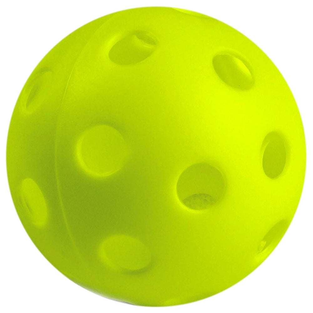 9" Poly Molded Baseball - Optic Yellow, 9"