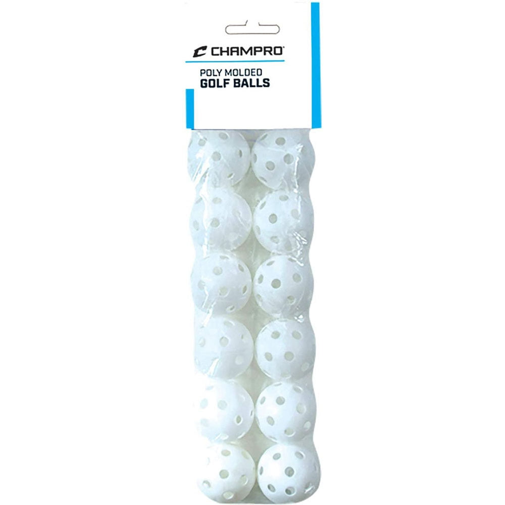 Poly Golf Balls - White