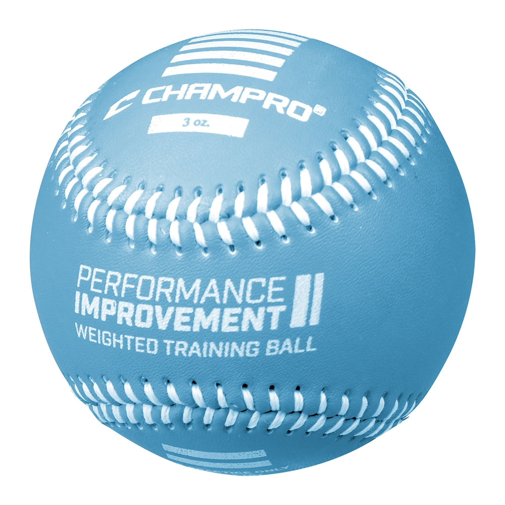 Weighted Training Baseballs - Light Blue