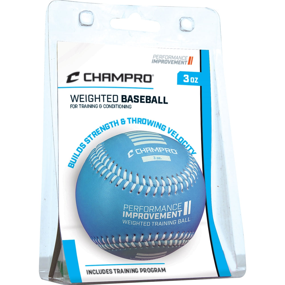 Weighted Training Baseballs - Light Blue