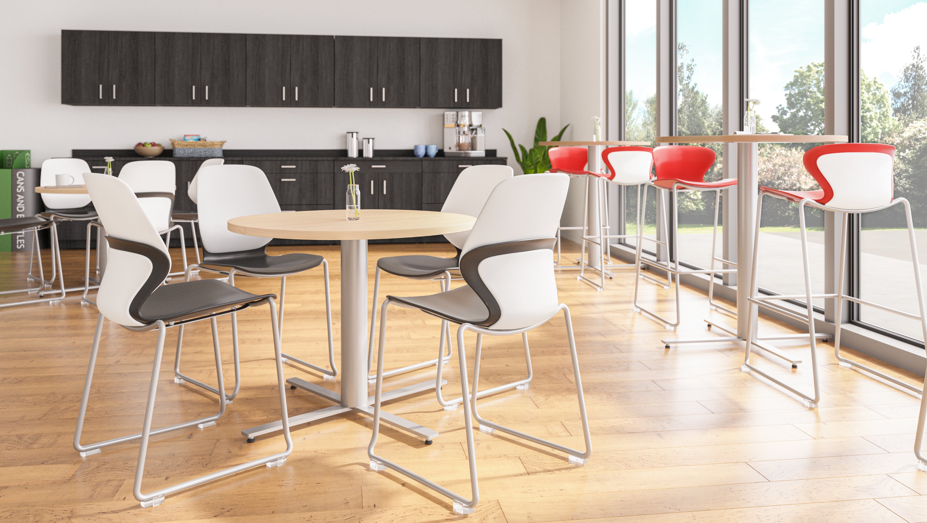 Cabinet 1Dwr 2Dr Brk Rm An Blk