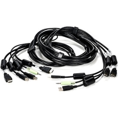 Cable Assy, 2-Hdmi/2-USB/1-Audio, 10Ft