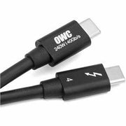 OWC 0.7M (28&amp;#728;) Thunderbolt 4 (USB-C) Cable for Thunderbolt And USB-C Devices - Black