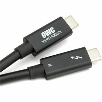 OWC 2.0M (78&amp;#728;) Thunderbolt 4 (USB-C) Cable for Thunderbolt And USB-C Devices - Black