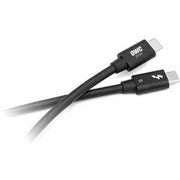 OWC 0.8M (31.5&amp;quot;) Thunderbolt 5 (USB-C) Cable Black for Thunderbolt And USB-C Devices - Black