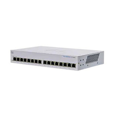 Cisco Consumer Products - Cisco 110 CBS110-16T-NA Ethernet Switch - 16 Ports - 2 Layer Supported - 11.53 W Power Consumption - Twisted Pair - Unknown