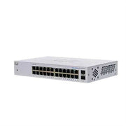 Cisco Consumer Products - Cisco 110 CBS110-24T Ethernet Switch - 24 Ports - 2 Layer Supported - Modular - 2 SFP Slots - 16.34 W Power Consumption - Un
