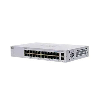 Cisco Consumer Products - Cisco 110 CBS110-24T Ethernet Switch - 24 Ports - 2 Layer Supported - Modular - 2 SFP Slots - 16.34 W Power Consumption - Un