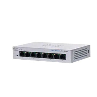 Cisco Consumer Products - Cisco 110 CBS110-8T-D Ethernet Switch - 8 Ports - 2 Layer Supported - 4.13 W Power Consumption - Twisted Pair - Desktop - Un