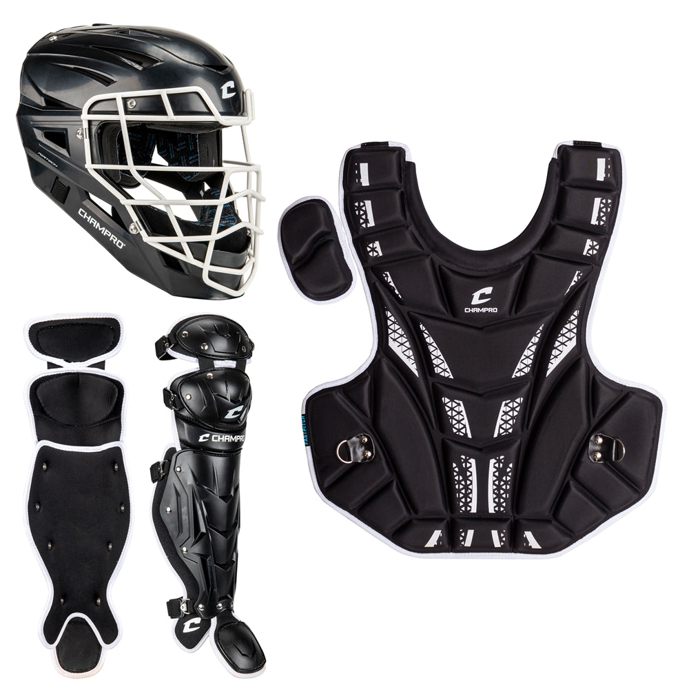 Fastpitch Catcher's Kit - Black, Age 8 & Under