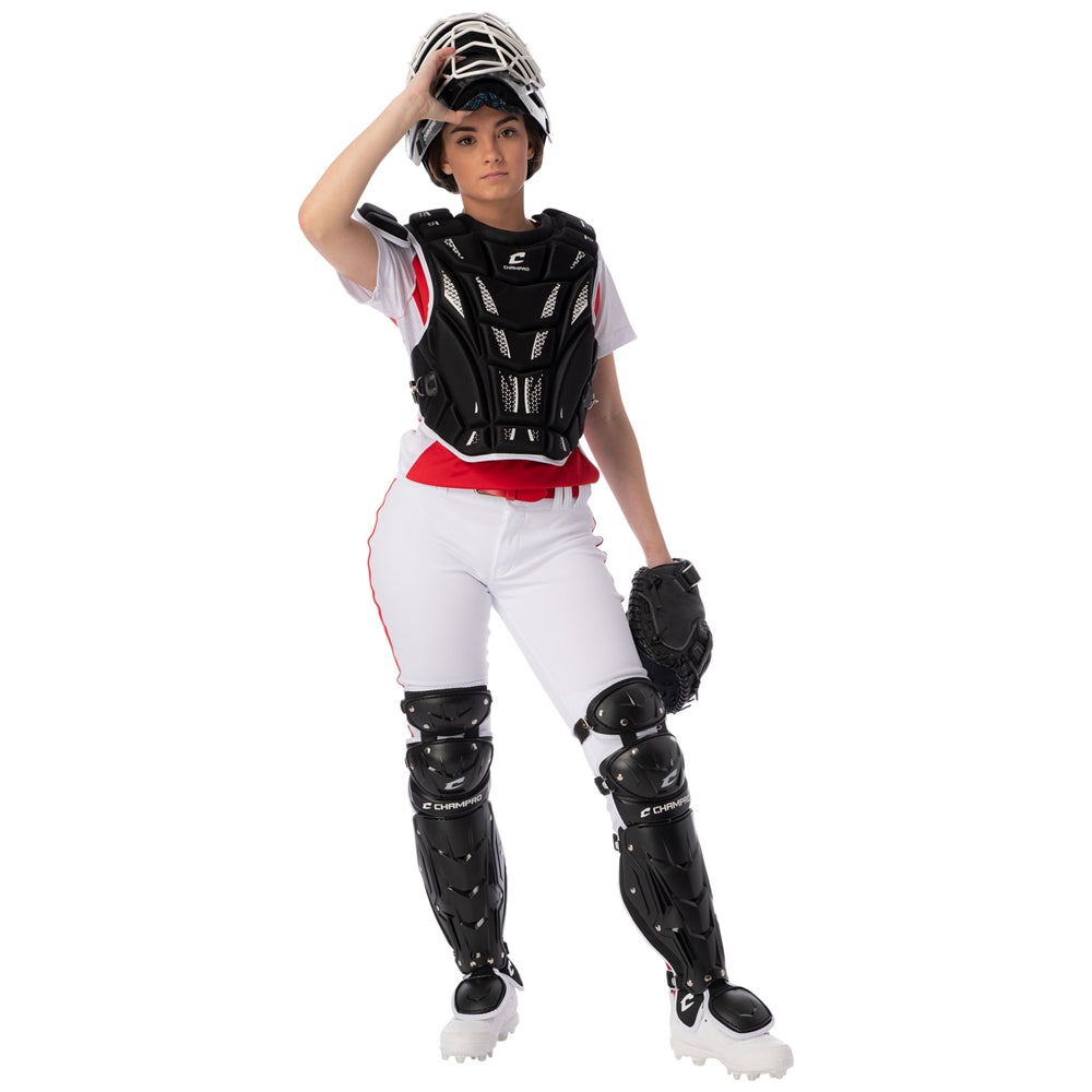 Fastpitch Catcher's Kit - Black, Age 9 & Up