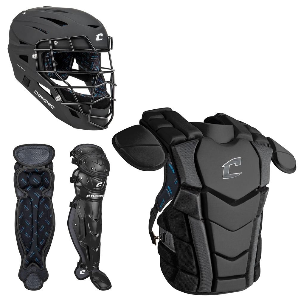 Optimus Champion Plus Catcher's Kit - Black, Youth