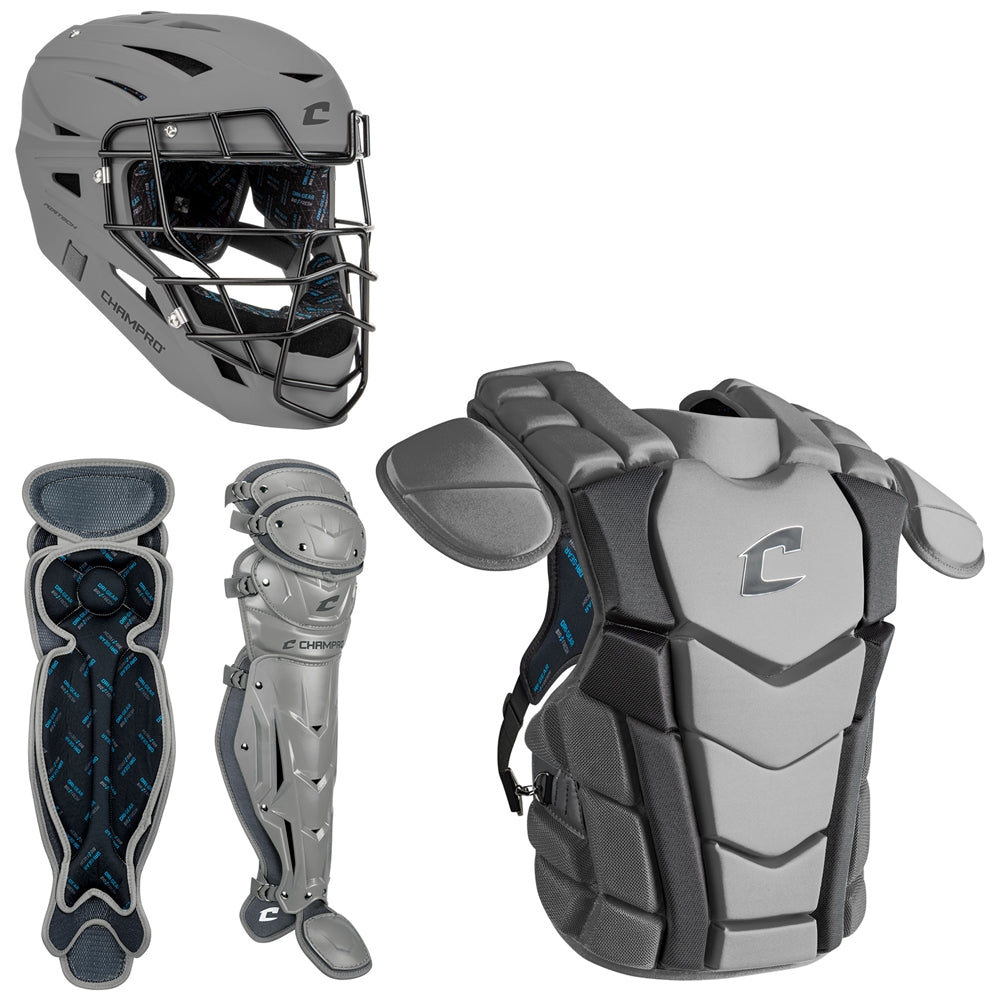 Optimus Champion Plus Catcher's Kit - Light Grey, Intermediate