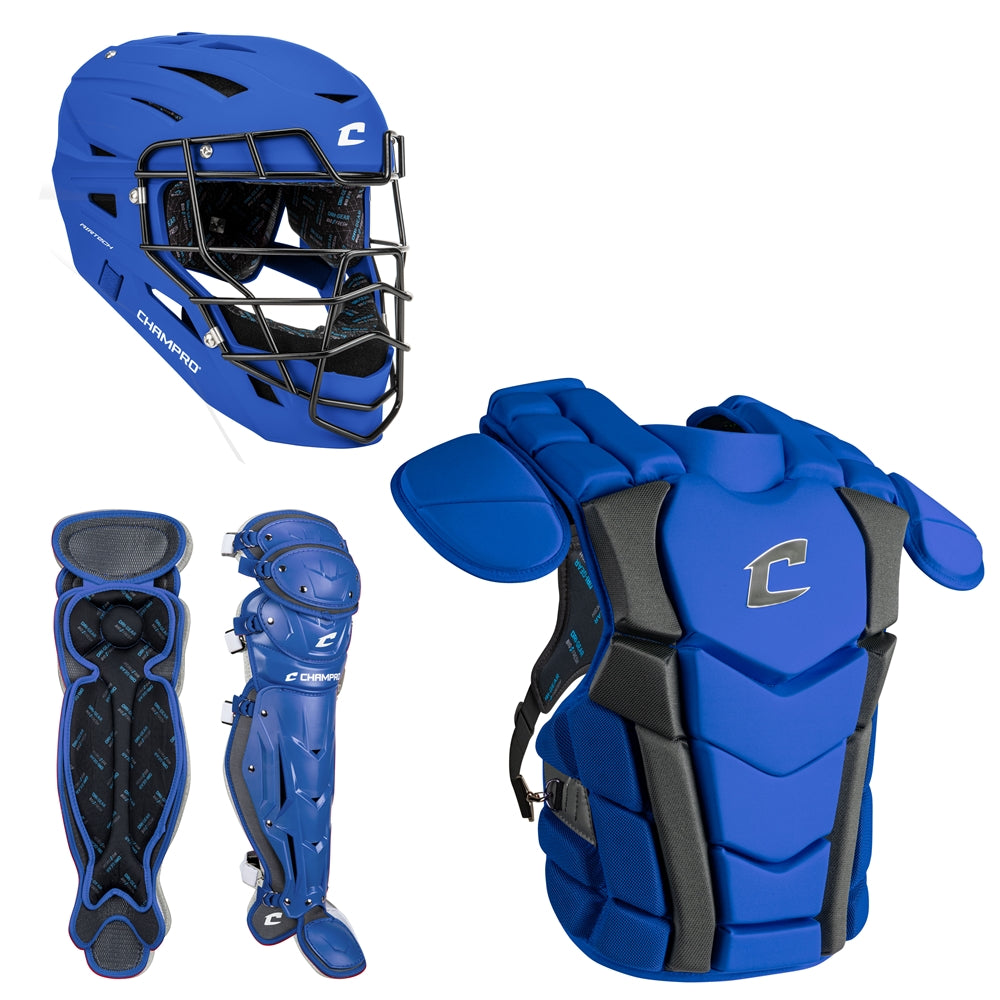 Optimus Champion Plus Catcher's Kit - Royal, Adult