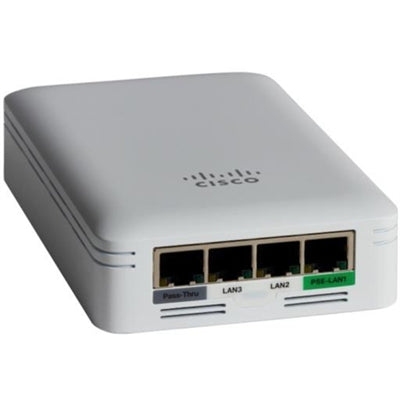 Cisco 145AC IEEE 802.11ac 1 Gbit/s Wireless Access Point - 2.40 GHz, 5 GHz - 5xRJ45  - Gigabit Ethernet - PoE Ports - Wall Mountable - CBW145ACB