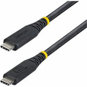 StarTech 1.5ft (45cm) USB4 Cable, 40Gbps, USB-IF Certified USB-C Cable, 240W, 8K 60Hz/4K 240Hz DP2.1, Thunderbolt 4 Compatible, Black