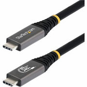 StarTech 1.5ft (45cm) USB4 Cable, 80Gbps, USB-IF Certified USB-C Cable, 240W, 8K 120Hz/4K 240Hz DP2.1, Thunderbolt 4 Compatible, Black