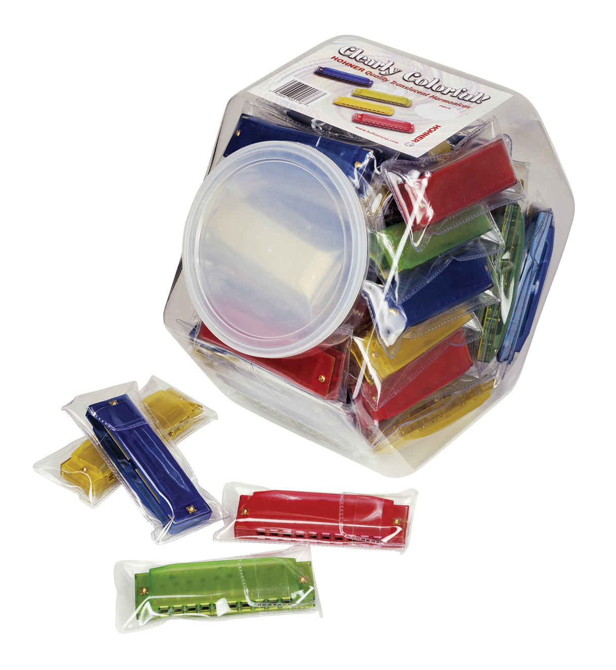 Hohner CCH48 Harmonica Display Translucent. (48 Pack)