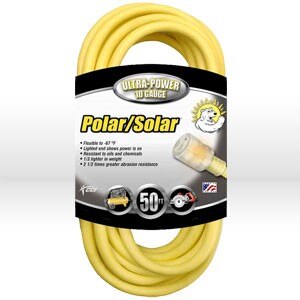 Extension Cord, 10/3 SJEOW Yellow Polar/Solar, 300v