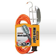 Coleman Cable Work Light, Orange Trouble Light-Metal Guard, 16/3SJt 13A, Size 25' Old # was 05427