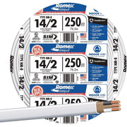 Romex 250 Ft. 14/2 Solid White NMW/G Electrical Wire