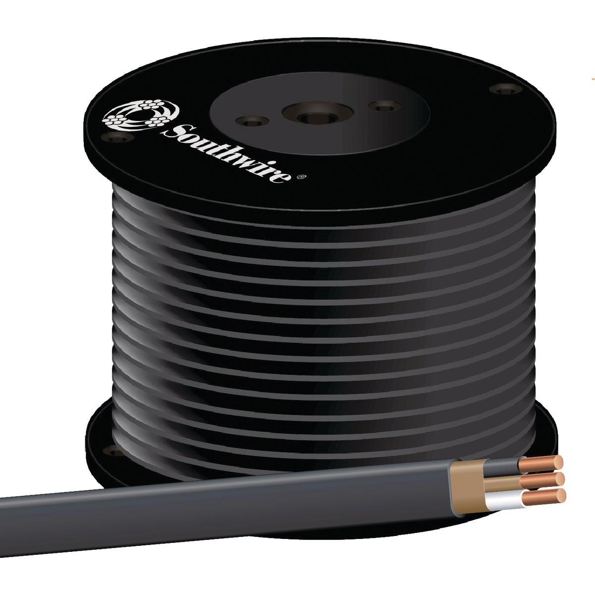 Romex 500 Ft. 8/2 Solid Black NMW/G Electrical Wire