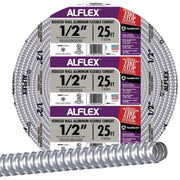 Southwire 1/2 In. x 25 Ft. Aluminum Flexible Flexible Metal Conduit