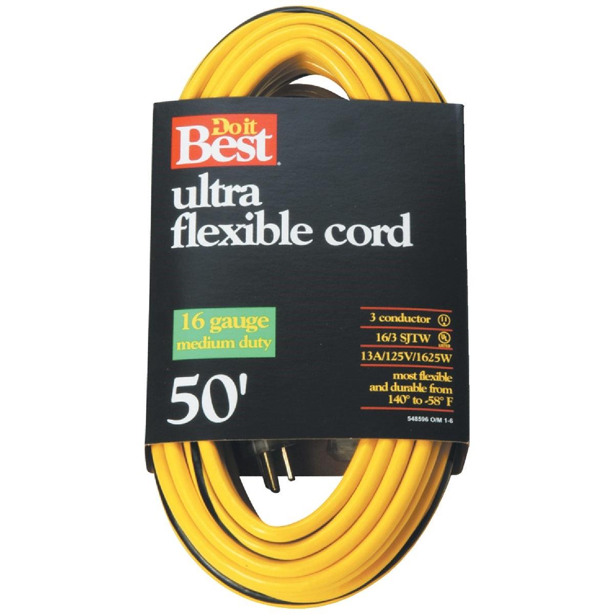 50 Ft. 16/3 Medium-Duty Extension Cord