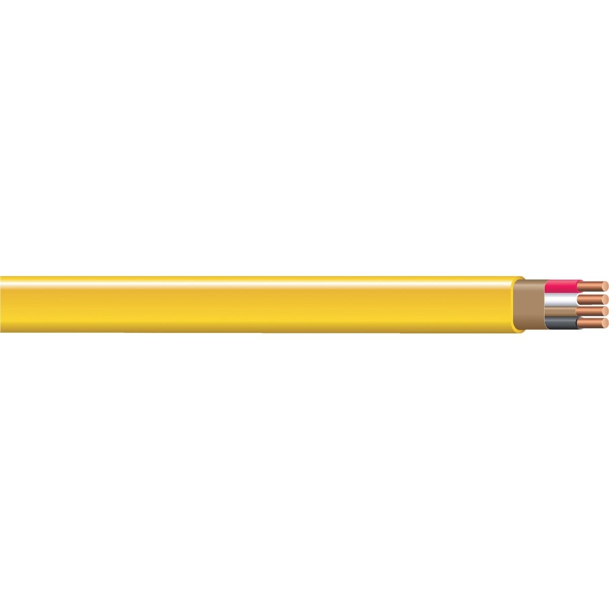 Romex 25 Ft. 12/3 Solid Yellow NMW/G Electrical Wire