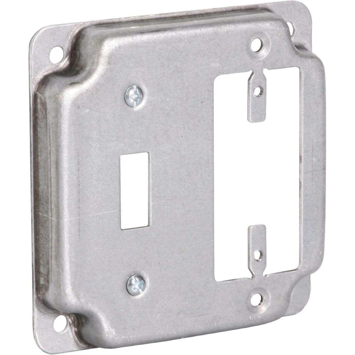 Southwire GFI Outlet and Toggle Switch 4 In. x 4 In. Square Device Cover