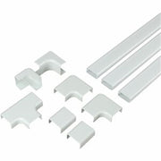 SANUS 10-Piece 48-in x 1-in PVC White Cord/Cable Organization Kit (Holds up to 3 Cable