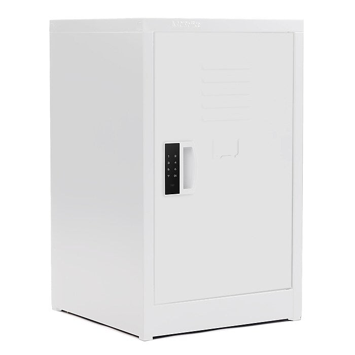 24" H x 15" W Steel Single Tier Storage Locker with Digital Lock, White