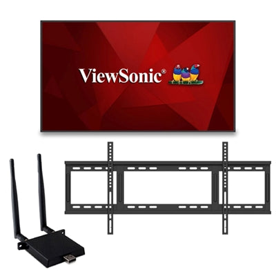 ViewSonic Commercial Display CDE9830-E1 - 4K, Integrated Software, WiFi Adapter and Fixed Wall Mount - 500 cd/m2 - 98&amp;quot;