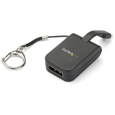 StarTech.com Compact USB C to DisplayPort 1.4 Adapter - 8K 60Hz/4K USB-C to DP Video Converter W/ Keychain Ring - USB Type-C DP Alt Mode (HBR3 HDR DSC
