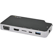 USB C Multiport Adapter, USB-C to 4K HDMI or VGA Video with 100W PD Pass-through, 10Gbps USB Hub/MicroSD/GbE, USB-C Mini Dock