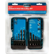 Century Drill & Tool High Speed Steel & Spiral Screw Extractor (10-Piece)