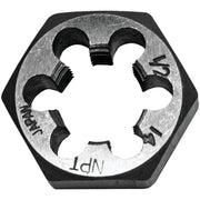 Century Drill & Tool 1/2-14 NPT 1 In. Across Flats Hexagon Pipe Die