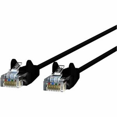Belkin CAT6 Slim Gigabit Snagless UTP Ethernet Cable - 10 Ft Category 6 Network Cable  - CE001B10BLKS