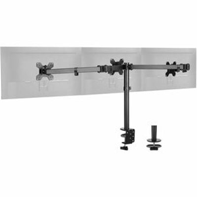 Triple 32&amp;quot; Articulating Monitor Arm Mount-Black, Up to 32&amp;quot; , Max Load 17.6 lbs each, VESA Plate 75x75mm,100x100mm