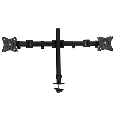 SIIG Dual Monitor Articulating Desk Mount - Fits 13&amp;quot; to 32&amp;quot; monitors - Max Load 19.8 lbs each - VESA Plate 75x75/100x100mm