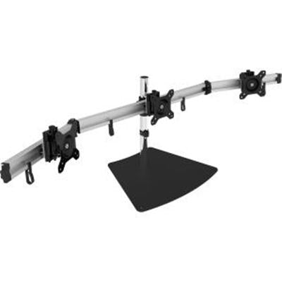SIIG Premium Aluminum Triple Monitor Stand - 13&amp;quot; to 27&amp;quot;