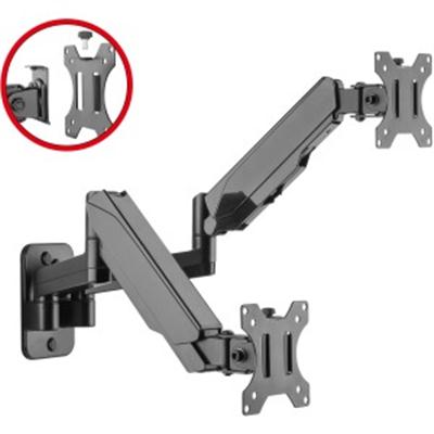 SIIG High Premium Aluminum Gas Spring Wall Mount - Dual Monitor 17&amp;quot; to 32&amp;quot;