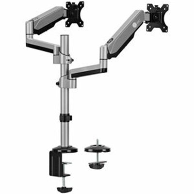 SIIG Dual Stacked Monitor Arm Desk Mount - 17&amp;quot; - 32&amp;quot; - Max Load 19.8 lbs for each arm - VESA 75/100mm