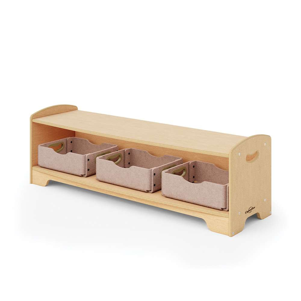 Seoras 1-Level Shelf - 15.5"H x 49"W x 15"D