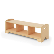 Seoras 1-Level Open Back Staggered Shelf - 15.5"H x 49"W x 15"D